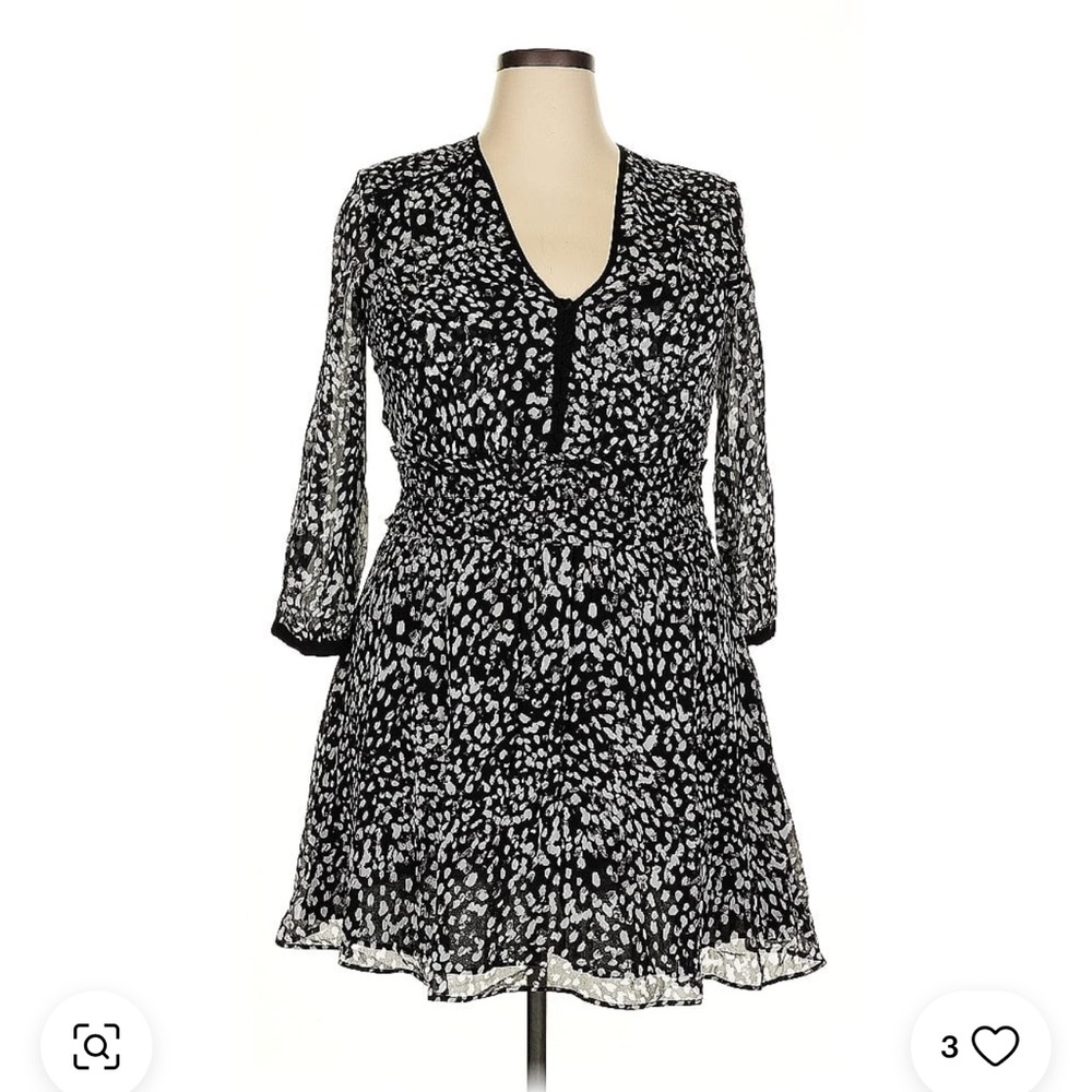 The Kooples Black and White Women's Dress